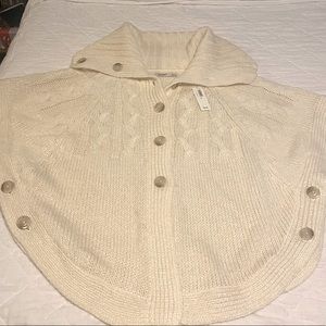 Old Navy cable knit cape